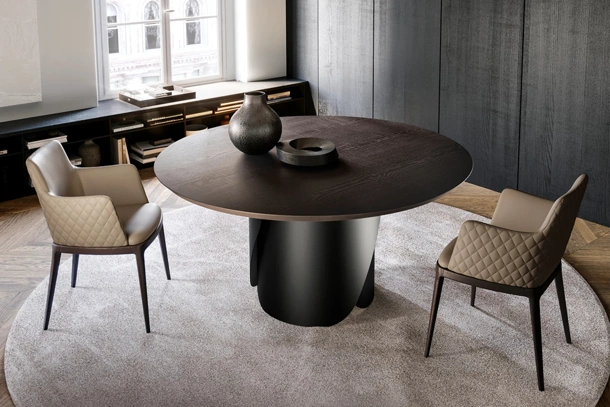 Tavolo Onda con top in legno di Eforma