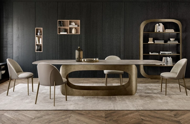 Tavolo Polifemo con top in ceramica di Eforma