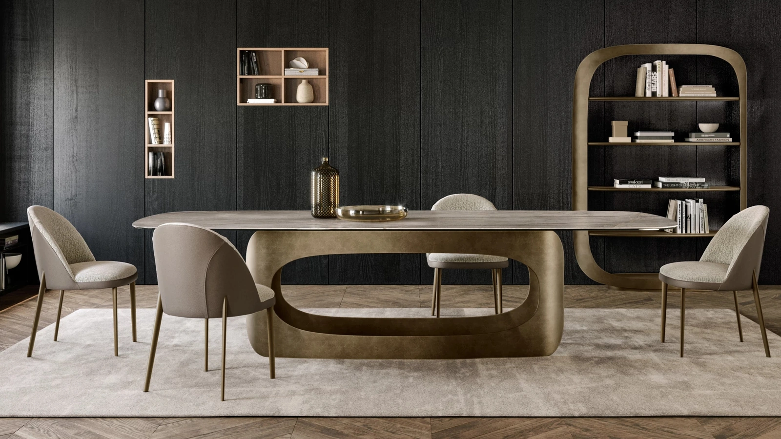 Tavolo Polifemo con top in ceramica di Eforma