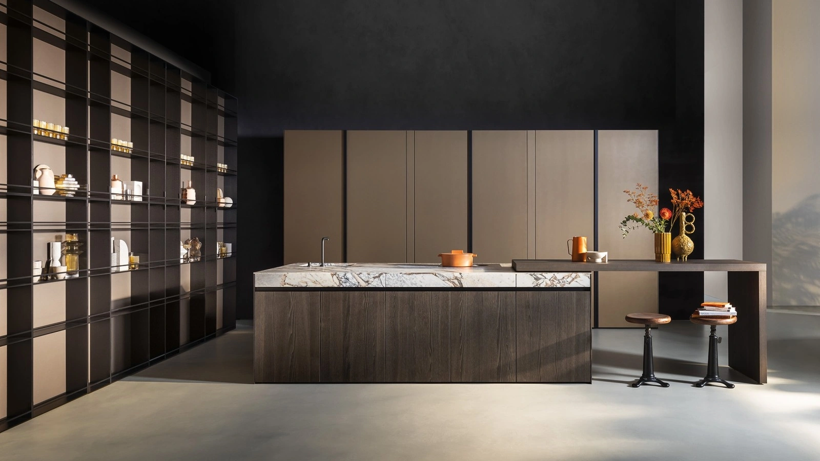 Cucina Design con isola Sei Project 1 di Euromobil