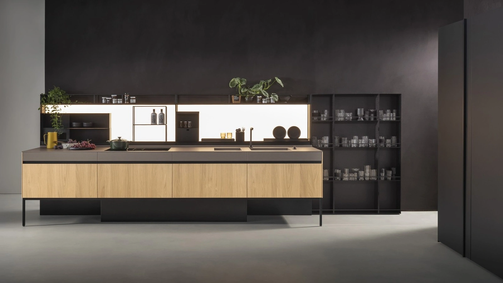 Cucina Design lineare Sei Project 4 di Euromobil