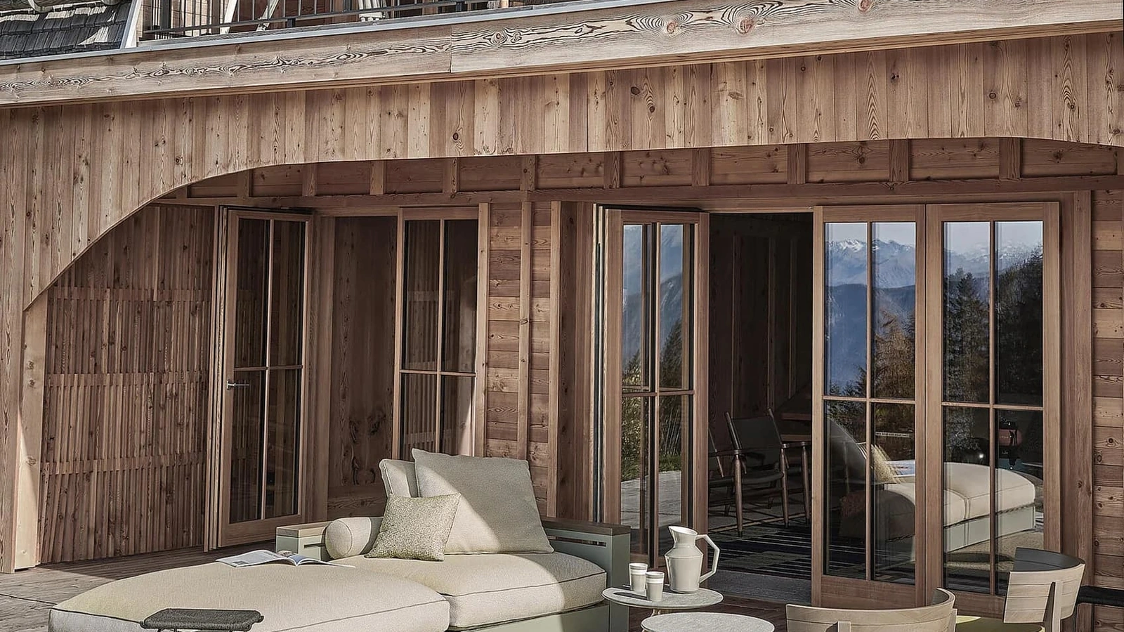 Pouf in corda di polipropilene intrecciata Any Day Outdoor di Flexform