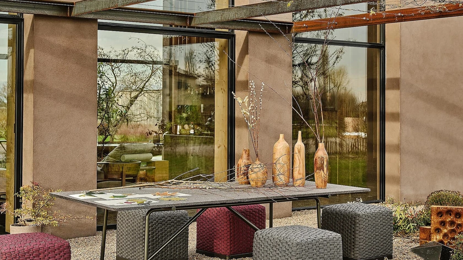 Tavolo in pietra Any Day Outdoor di Flexform