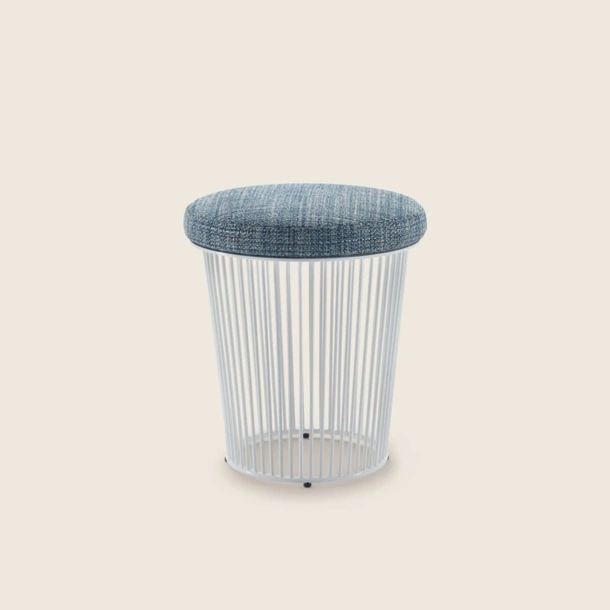 Pouf Berry Outdoor in tessuto e metallo di Flexform