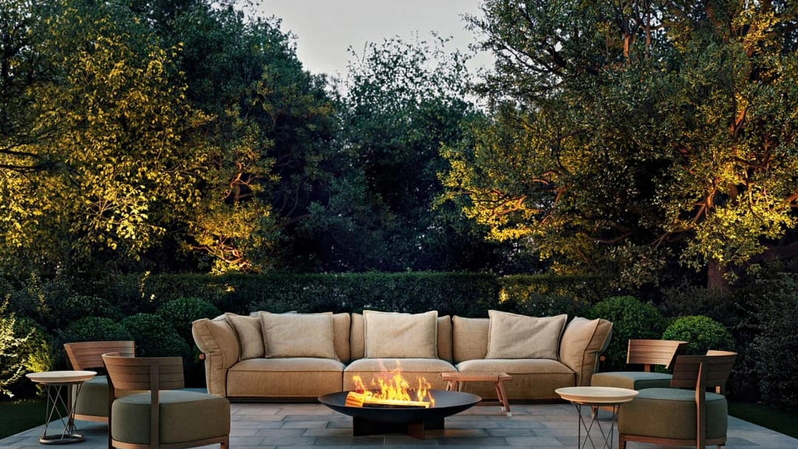 Divano Camelot Outdoor di Flexform