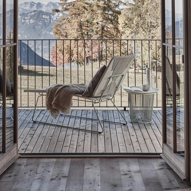 Daybed Echoes Outdoor in cordoncino di polipropilene di Flexform