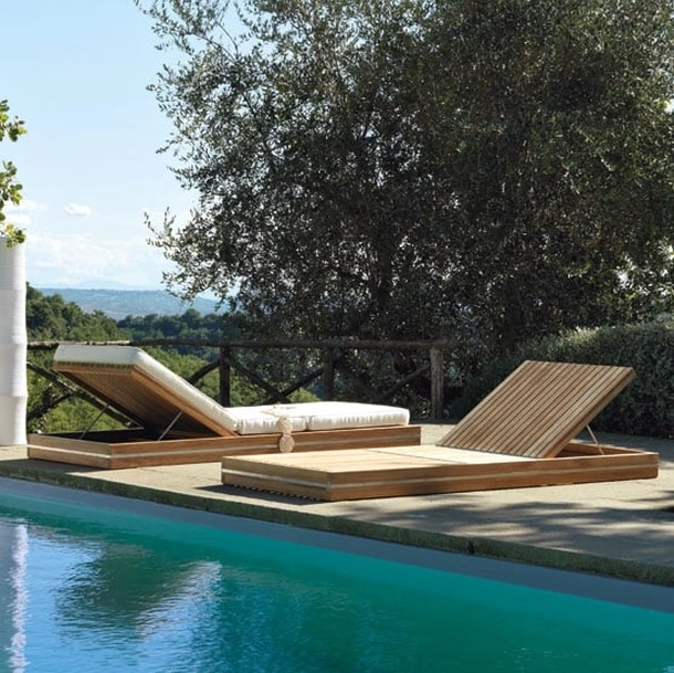 Lettino in Teak Essenza di Ethimo