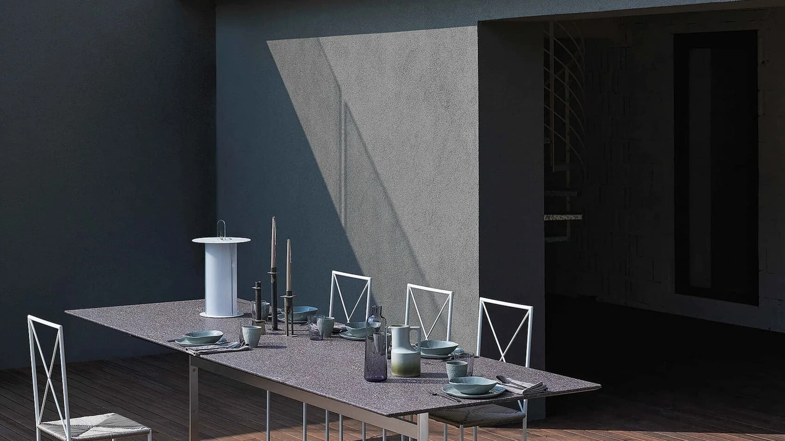 Tavolo in pietra Fly Outdoor di Flexform