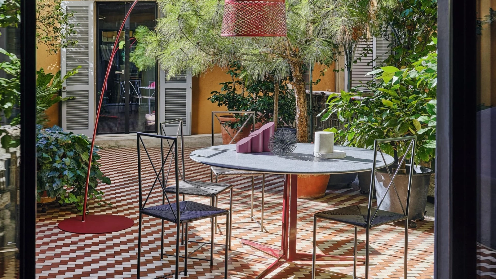Tavolo in pietra Fly Outdoor di Flexform