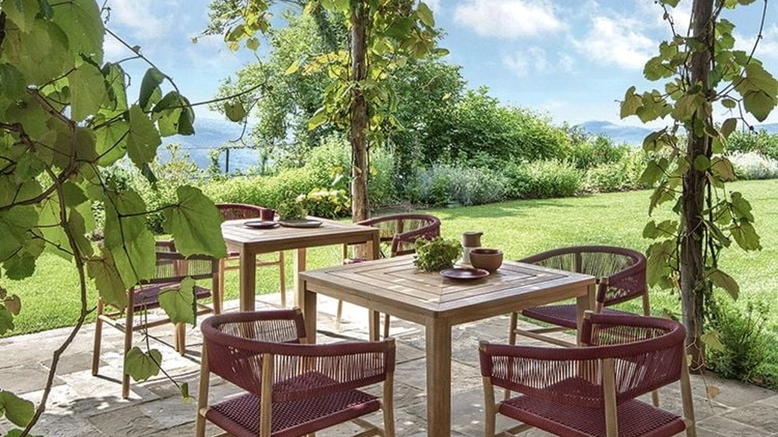 Tavolo quadrato in Teak Friends di Ethimo