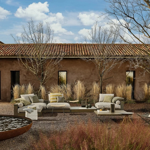 Divano in legno Hamptons di Flexform