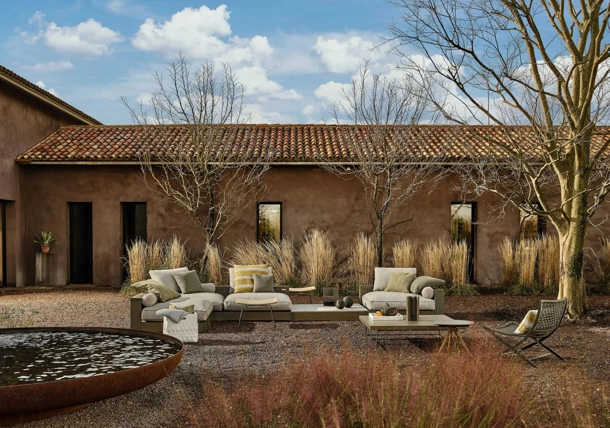 Divano in legno Hamptons di Flexform