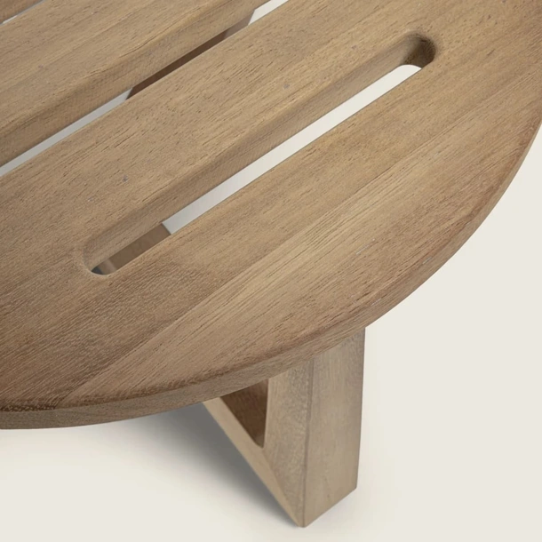 Tavolino in massello di Iroko Jiff Outdoor di Flexform