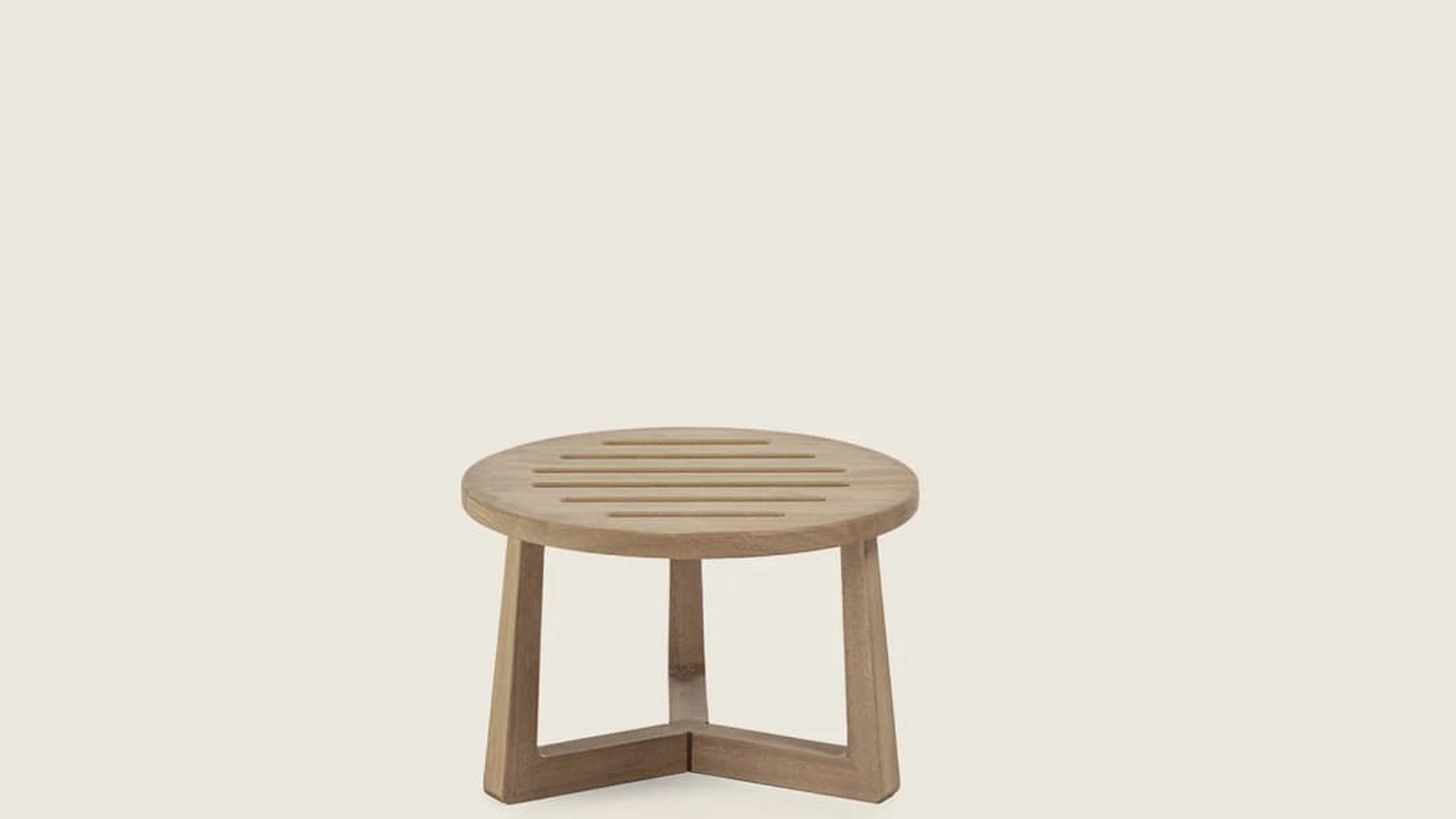 Tavolino in massello di Iroko Jiff Outdoor di Flexform