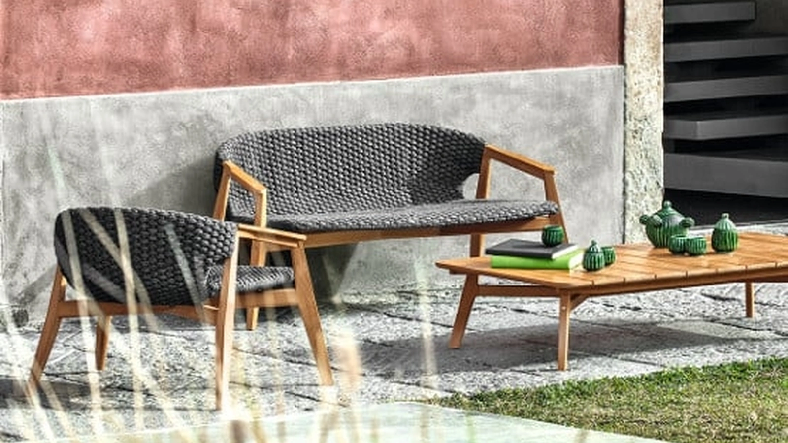 Salotto Knit in Teak e Rope di Ethimo