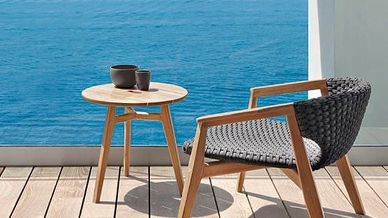 Tavolino Knit in Teak di Ethimo