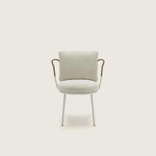 Sedia in acciaio Margherì di Flexform