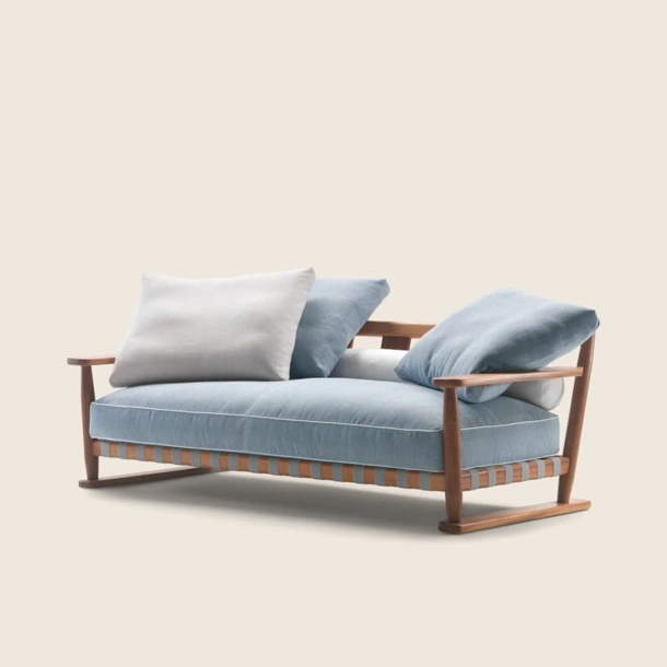Divano in legno Meriggio di Flexform