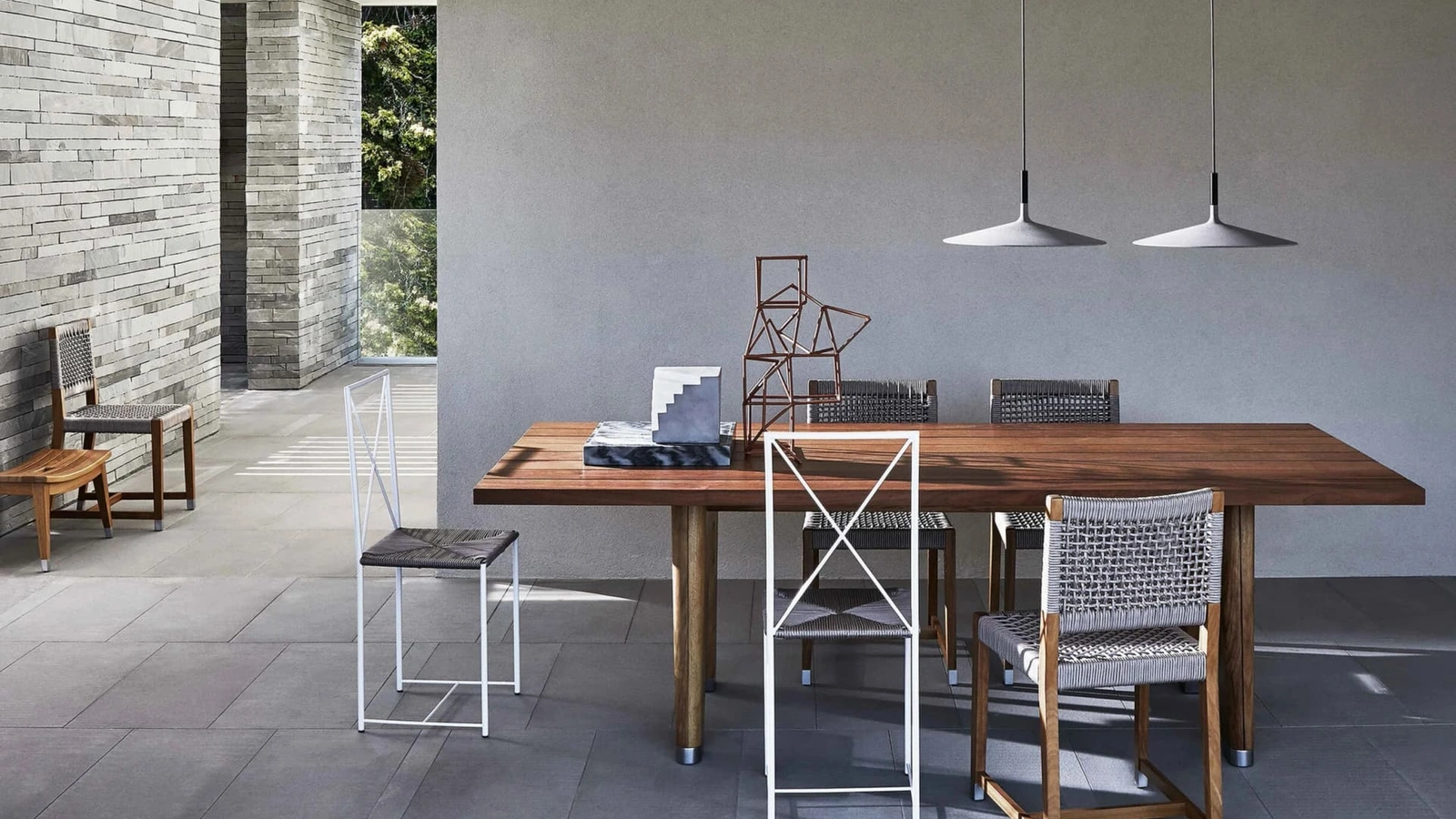 Tavolo in legno massello Monreale Outdoor di Flexform