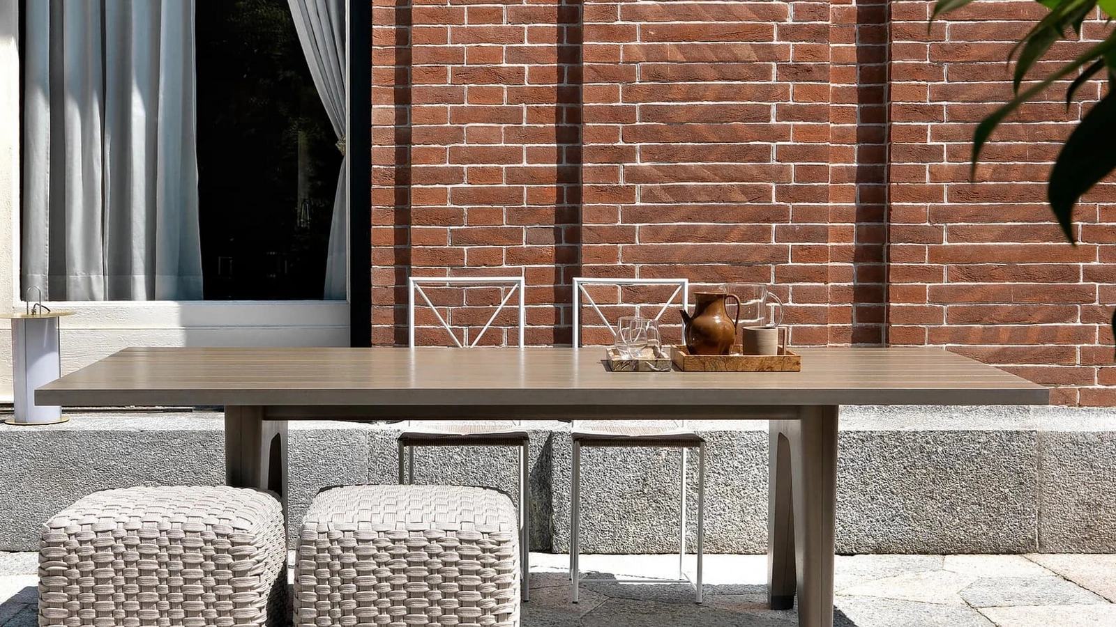 Tavolo in legno massello Monreale Outdoor di Flexform