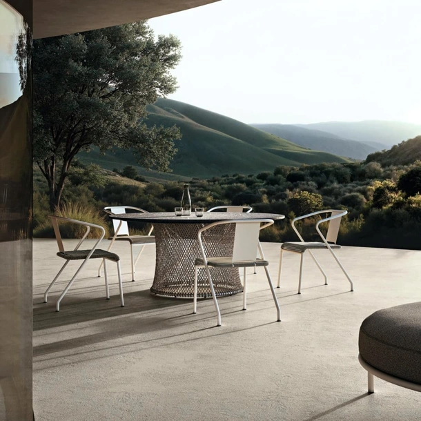 Tavolo in pietra Oasis di Flexform