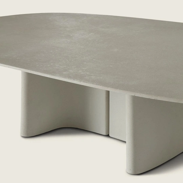 Tavolino in cemento Tara Outdoor di Flexform
