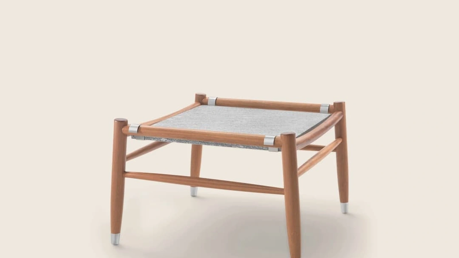 Tavolino in pietra e legno Tessa Outdoor di Flexform
