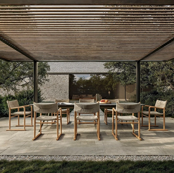 Tavolo in pietra Zefiro Outdoor di Flexform