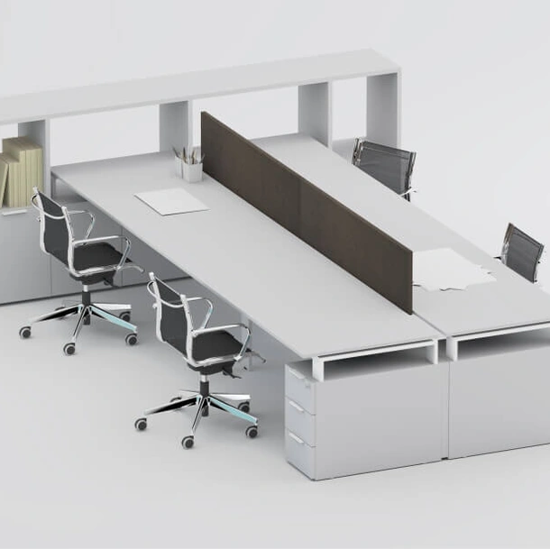 Scrivania operativa SM2570 di Zalf
