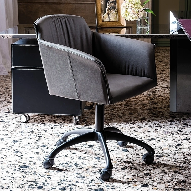 Sedia operativa girevole Tyler Wheels di Cattelan Italia